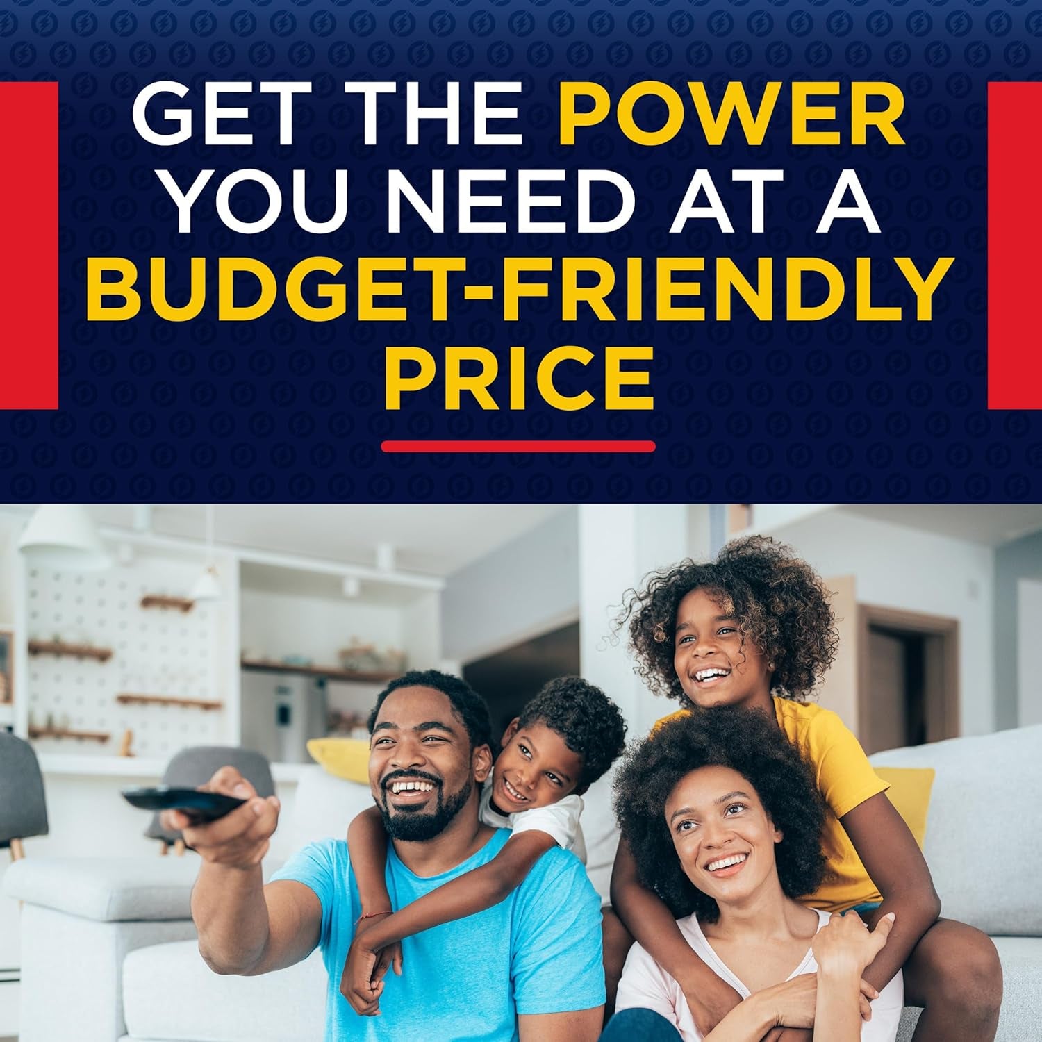 Fusion AA Batteries, Premium Alkaline Double a Batteries (8 Battery Count)